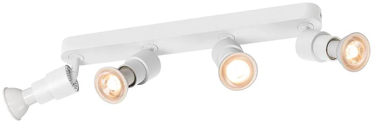 PURI 2.0 Basic, Wand- und Deckenaufbauleuchte, long, 4 x max. 6W GU10, weiß - Wand- und Deckenleuchten van SLV – productfoto