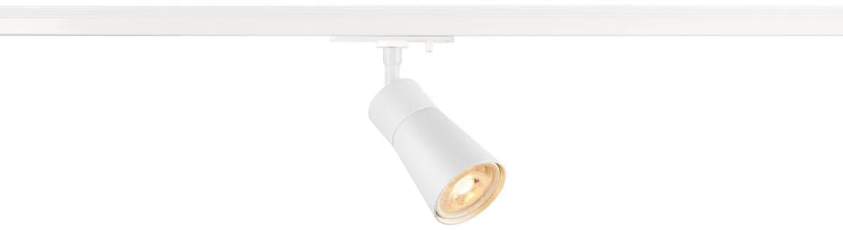 PURI 2.0 Cone, 1~ Spot, GU10, 1x max. 6W, weiß - Leuchten mit 1 Phasen Adapter von SLV – Produktfoto