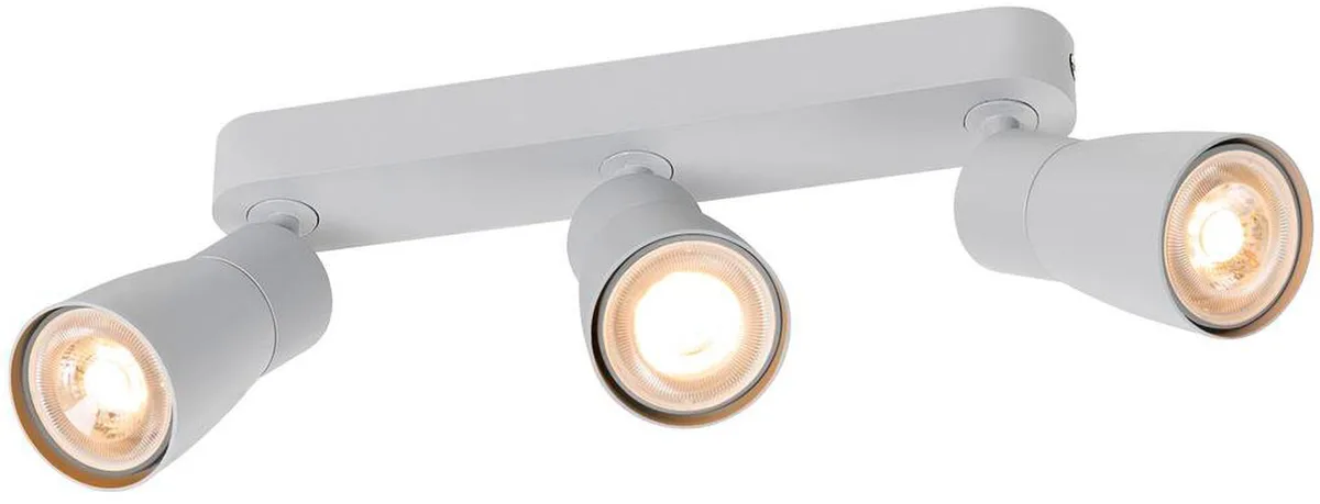 PURI 2.0 Dome, Wand- und Deckenaufbauleuchte, long, 3 x max. 6W GU10, grau - Wand- und Deckenleuchten by SLV – product photo