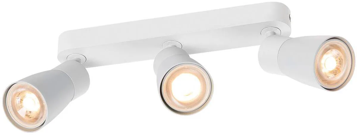 PURI 2.0 Dome, Wand- und Deckenaufbauleuchte, long, 3 x max. 6W GU10, weiß - Wand- und Deckenleuchten fra SLV – produktbillede