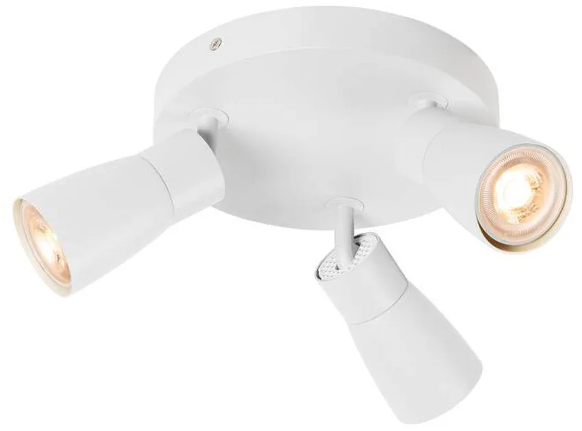 PURI 2.0 Dome, Wand- und Deckenaufbauleuchte, rund, 3 x max. 6W GU10, weiß - Wand- und Deckenleuchten von SLV – Produktfoto
