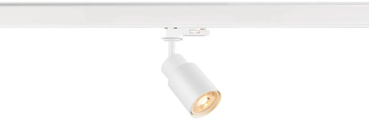 PURI 2.0 Tube, 3~ Spot, GU10, 1x max. 6W, weiß - Leuchten mit 3 Phasen Adapter 230V fra SLV – produktbillede