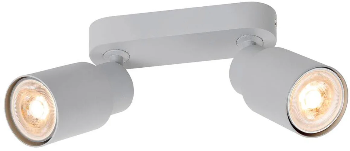 PURI 2.0 Tube, Wand- und Deckenaufbauleuchte, long, 2 x max. 6W GU10, grau - Wand- und Deckenleuchten de SLV – photo produit