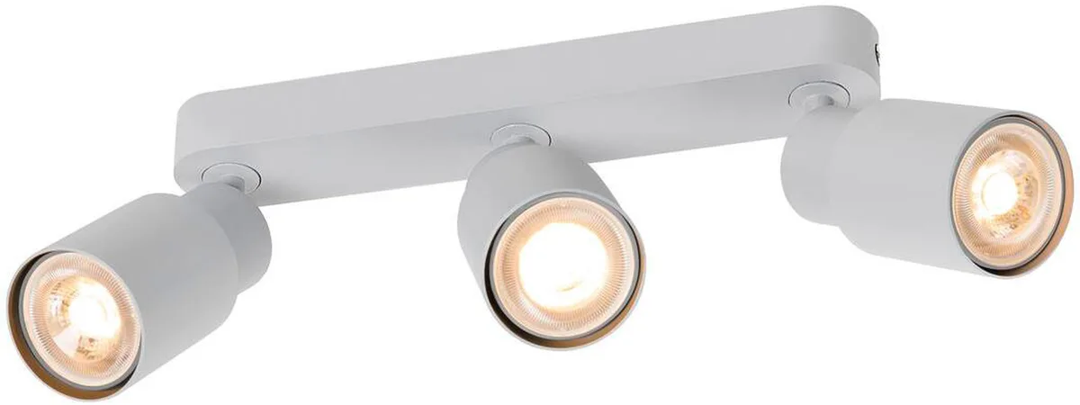 PURI 2.0 Tube, Wand- und Deckenaufbauleuchte, long, 3 x max. 6W GU10, grau - Wand- und Deckenleuchten de SLV – photo produit