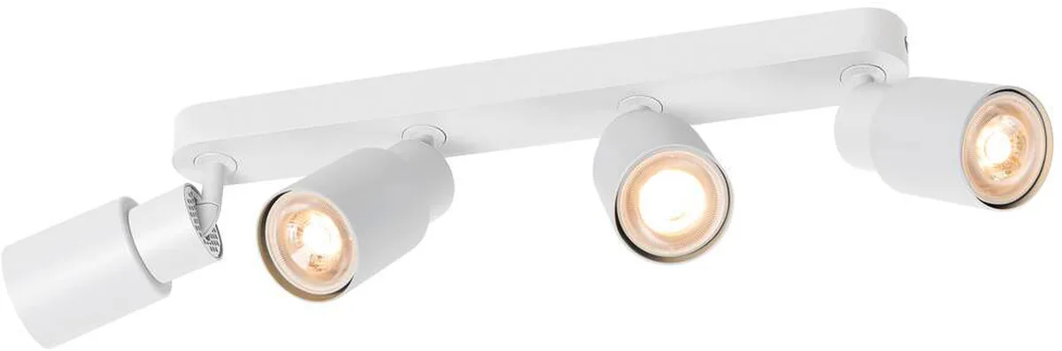 PURI 2.0 Tube, Wand- und Deckenaufbauleuchte, long, 4 x max. 6W GU10, weiß - Wand- und Deckenleuchten fra SLV – produktbillede