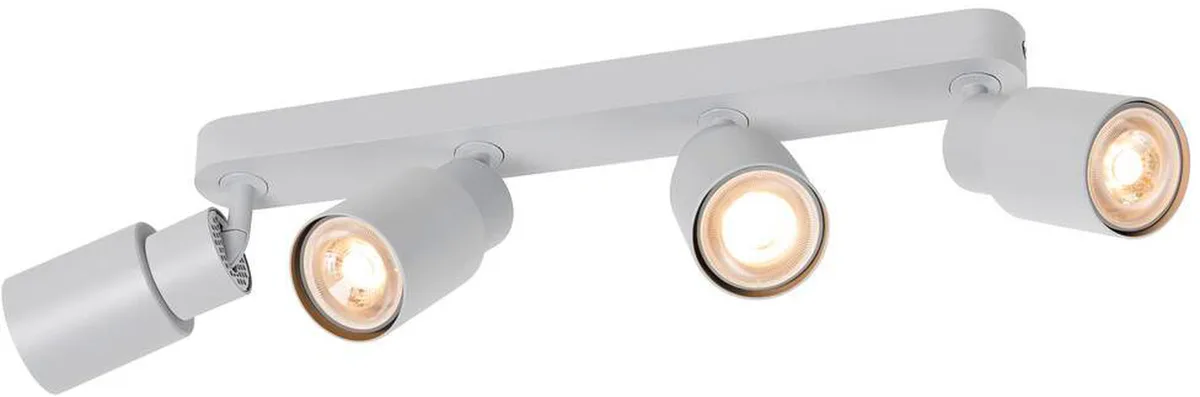 PURI 2.0 Tube, Wand- und Deckenaufbauleuchte, long, 4 x max. 6W GU10, grau - Wand- und Deckenleuchten von SLV – Produktfoto