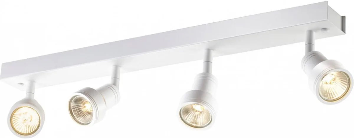 PURI CW, Indoor Wand- & Deckenaufbauleuchte, , QPAR51, 4x, weiß - Wand- und Deckenleuchten de SLV – photo produit