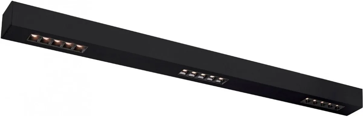 Q-LINE CL, LED Indoor Deckenaufbauleuchte, 1m, BAP, schwarz, 3000K - Wand- und Deckenleuchten von SLV – Produktfoto