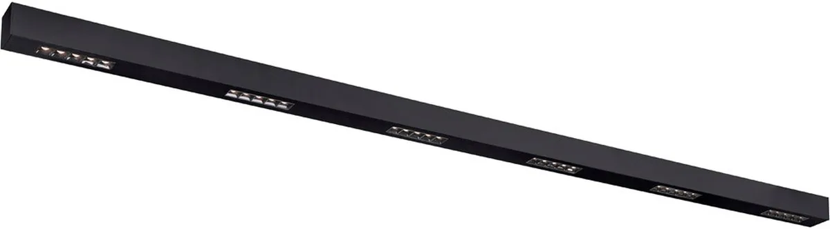 Q-LINE CL, LED Indoor Deckenaufbauleuchte, 2m, BAP, schwarz, 3000K - Wand- und Deckenleuchten von SLV – Produktfoto