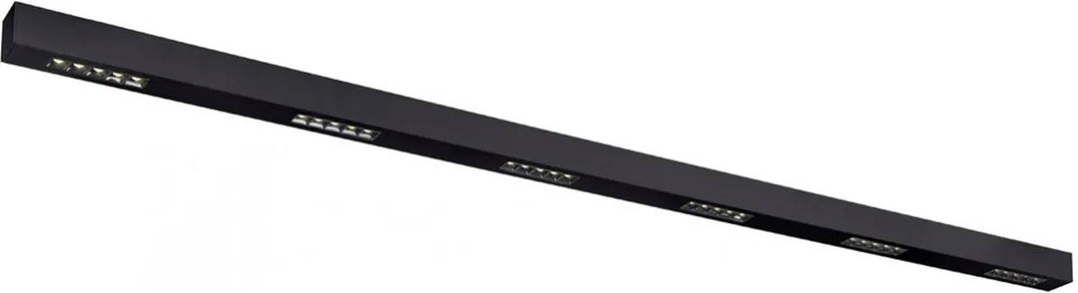 Q-LINE CL, LED Indoor Deckenaufbauleuchte, 2m, BAP, schwarz, 4000K - Wand- und Deckenleuchten fra SLV – produktbillede