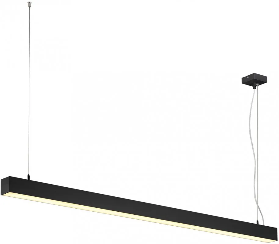 Q-LINE DALI SINGLE LED, Pendelleuchte, dimmbar, 1500mm, schwarz - Pendelleuchten fra SLV – produktbillede