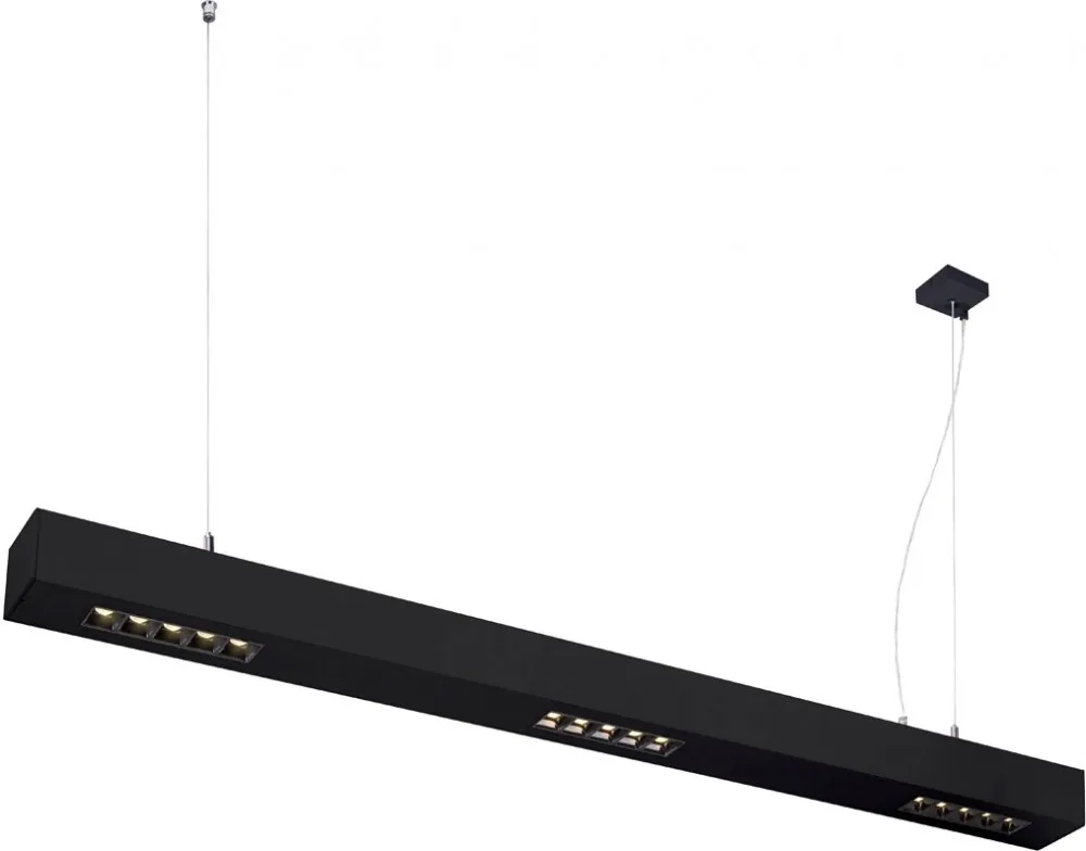 Q-LINE PD, LED Indoor Pendelleuchte, 1m, BAP, schwarz, 4000K - Pendelleuchten de SLV – photo produit