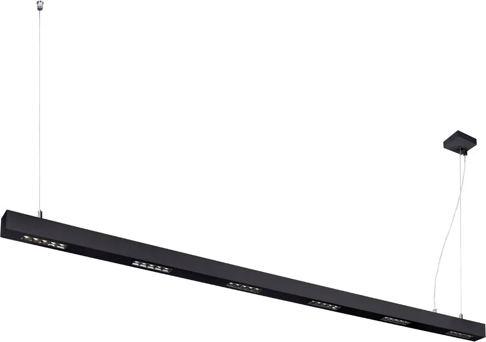 Q-LINE PD, LED Indoor Pendelleuchte, 2m, BAP, schwarz, 4000K - Pendelleuchten von SLV – Produktfoto