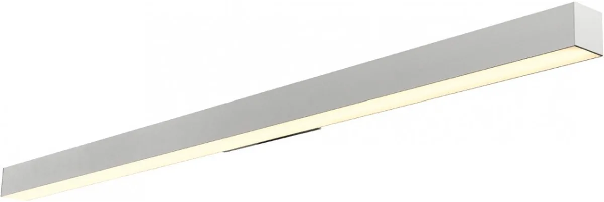 Q-LINE, Wandleuchte, LED, 3000K, silbergrau - Wand- und Deckenleuchten fra SLV – produktbillede