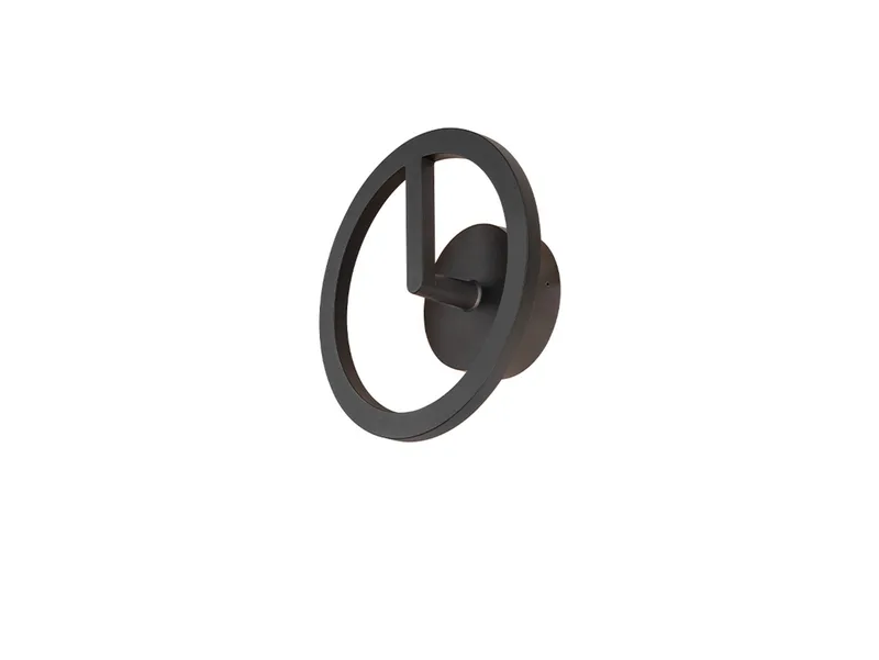 Q-Ring Wandleuchte 3000K IP65 Black von SLV – Produktfoto