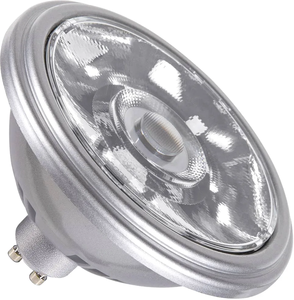 LED reflectorlamp QPAR111 GU10 zilver 12,5W 4000K 1000 LUM von SLV – Produktfoto