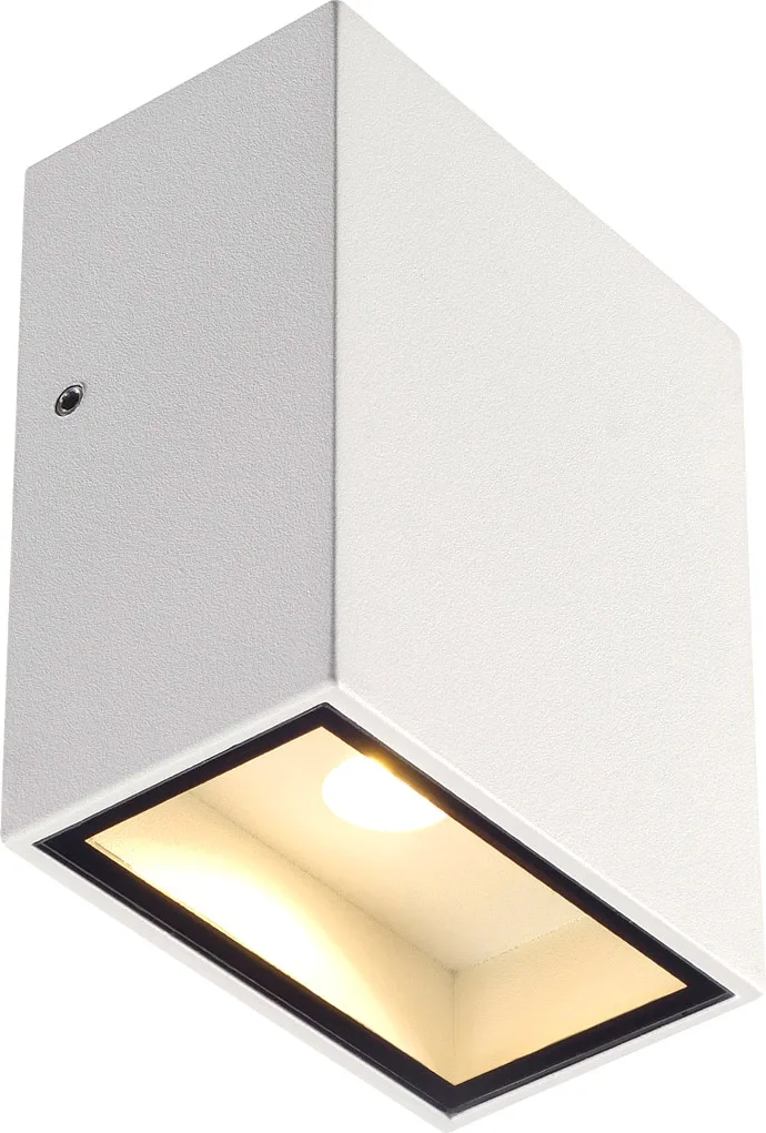 QUAD 1 XL, Wandleuchte, eckig, weiss, LED, 1x3,2W, 3000K - Stand-, Wand- und Deckenleuchten (Outdoor) de SLV – photo produit