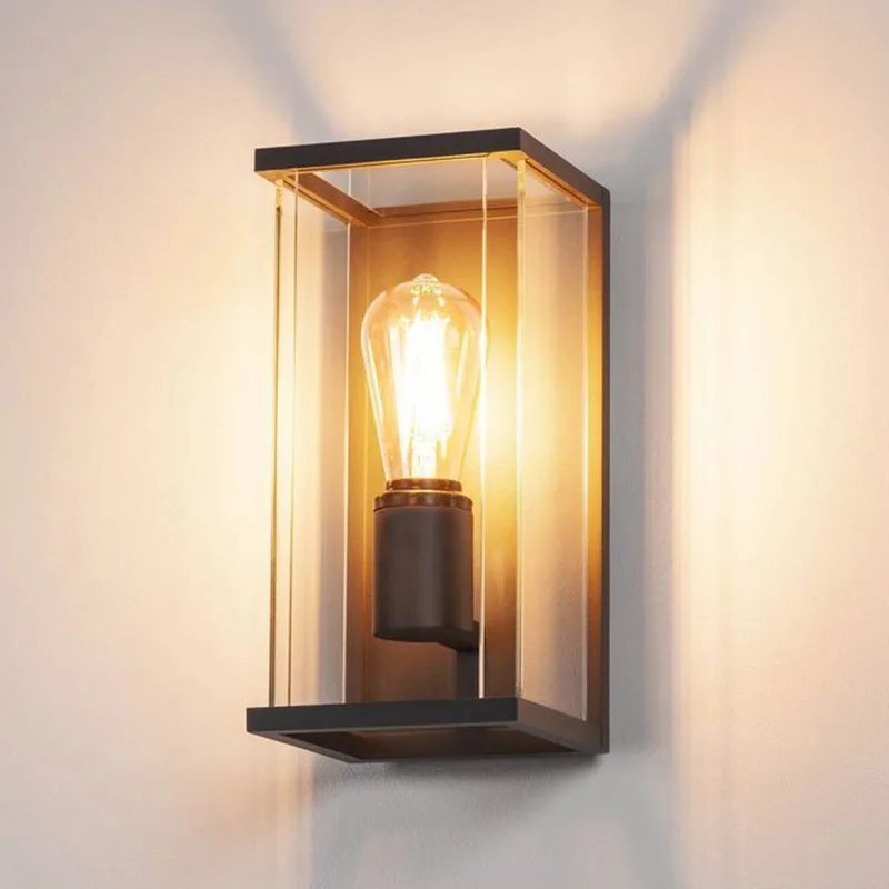 Quadrulo buitenwandlamp in lantaarnvorm by SLV in Anthracite, Helder – product photo