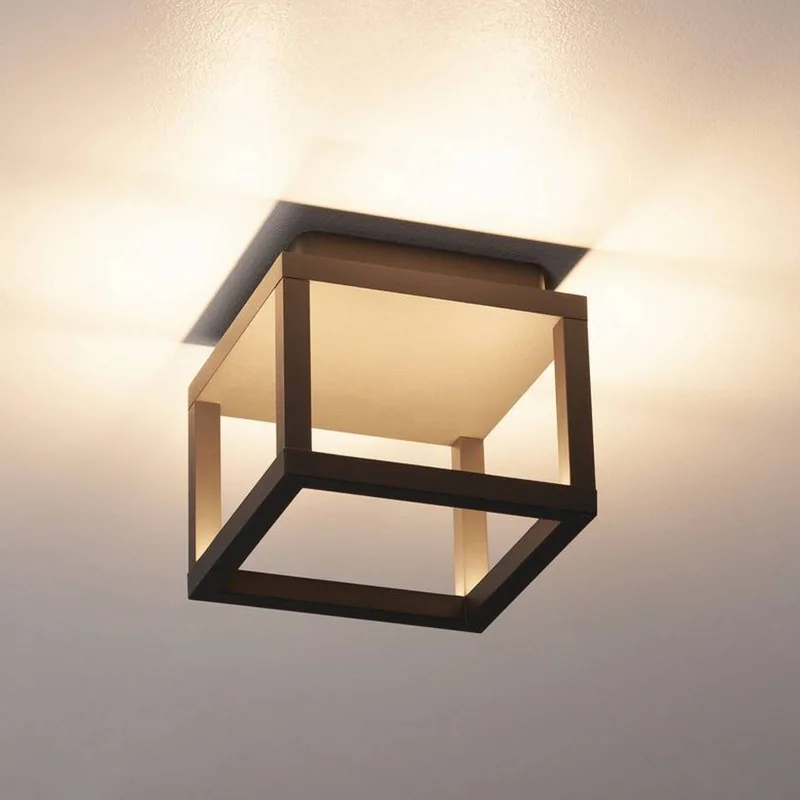 Quadrulo LED buiten plafondlamp indir. von SLV in Anthrazit – Produktfoto