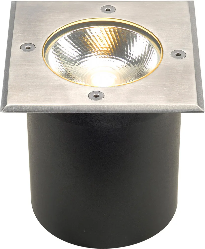 ROCCI, Bodeneinbauleuchte, eckig, Edelstahl 316, LED - Einbauleuchten (Outdoor) by SLV – product photo