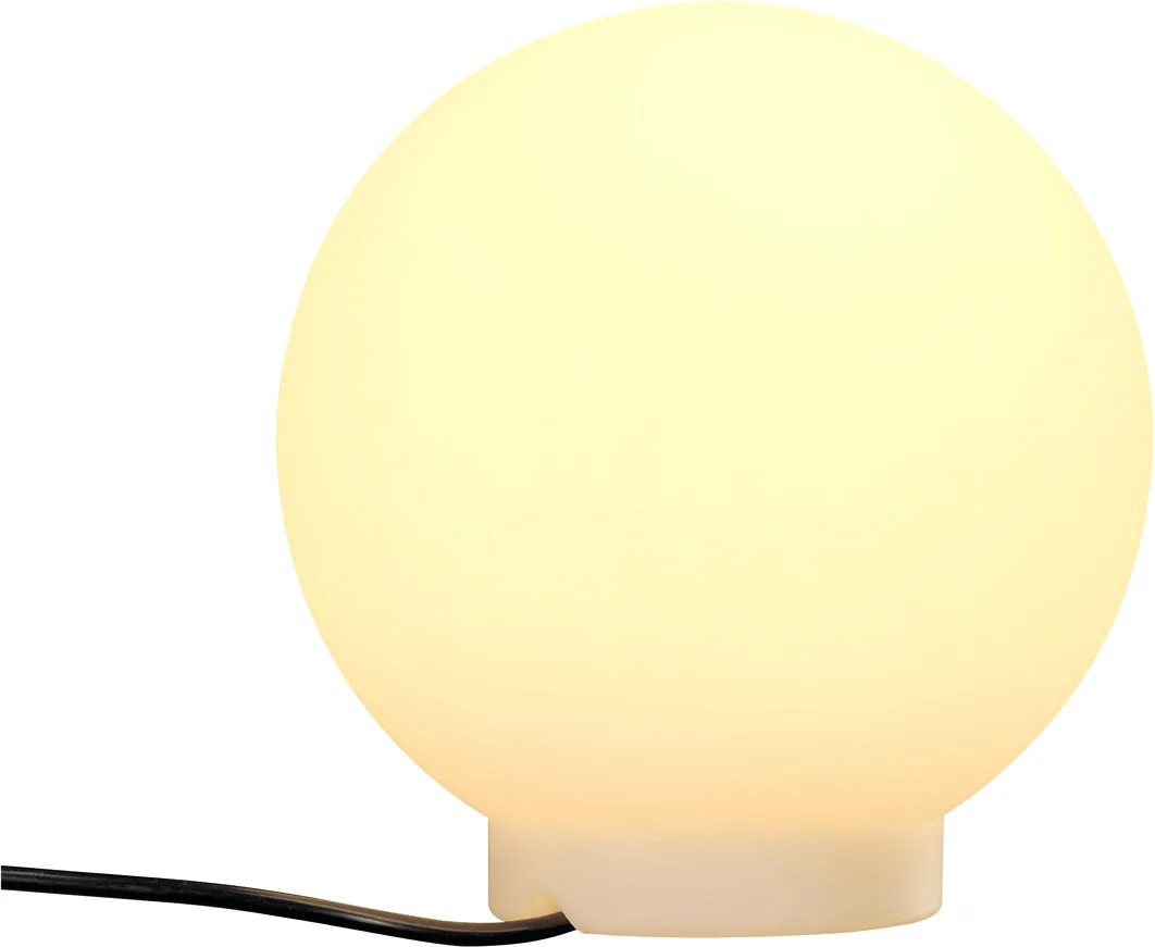 ROTOBALL FLOOR 25 buitenlamp, wit, E27 van SLV – productfoto