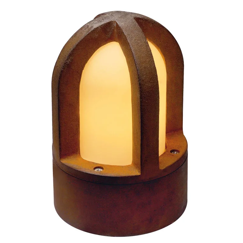 RUSTY CONE Bodenleuchte - Leuchtenserien (Outdoor) von SLV in Roestbruin, Amber – Produktfoto