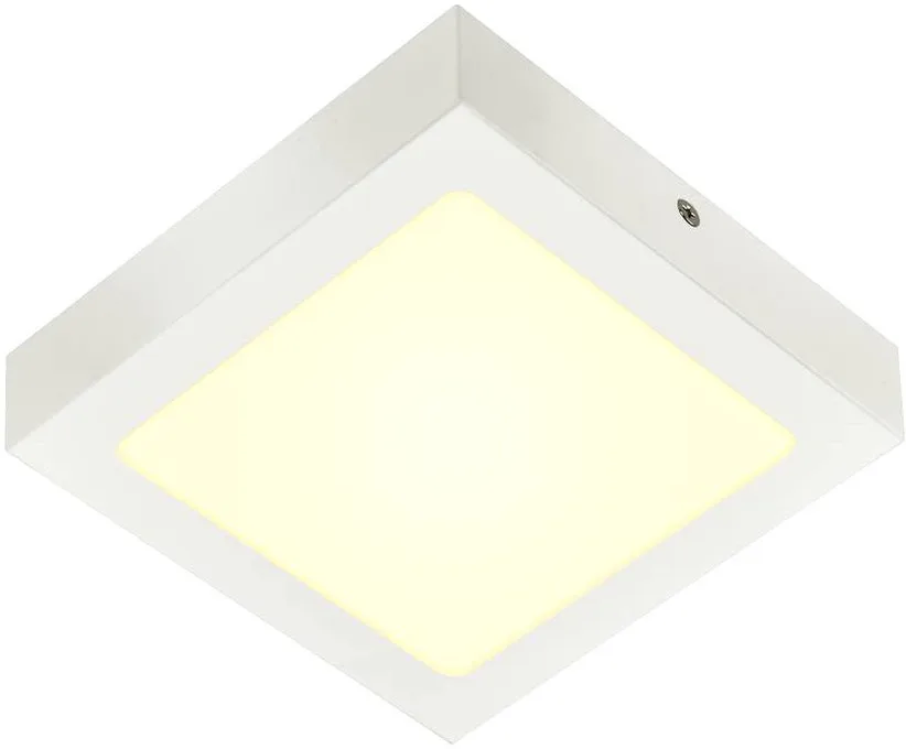 SENSER 18, Indoor LED Deckenaufbauleuchte eckig weiß 3000K - Wand- und Deckenleuchten von SLV – Produktfoto