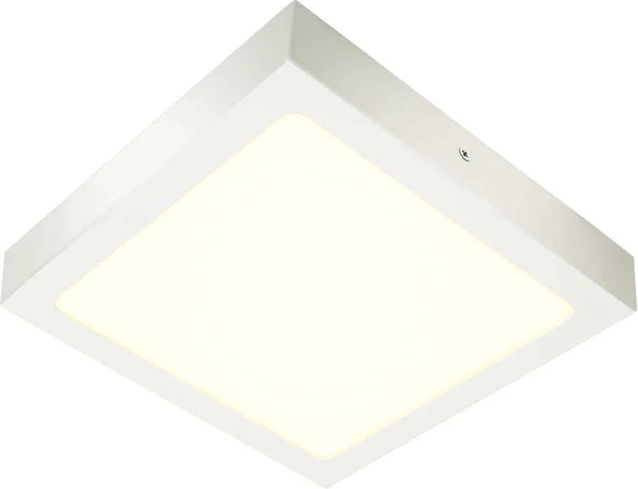 SENSER 24 CW, Indoor LED Wand- und Deckenaufbauleuchte eckig weiß 4000K - Wand- und Deckenleuchten de SLV – photo produit