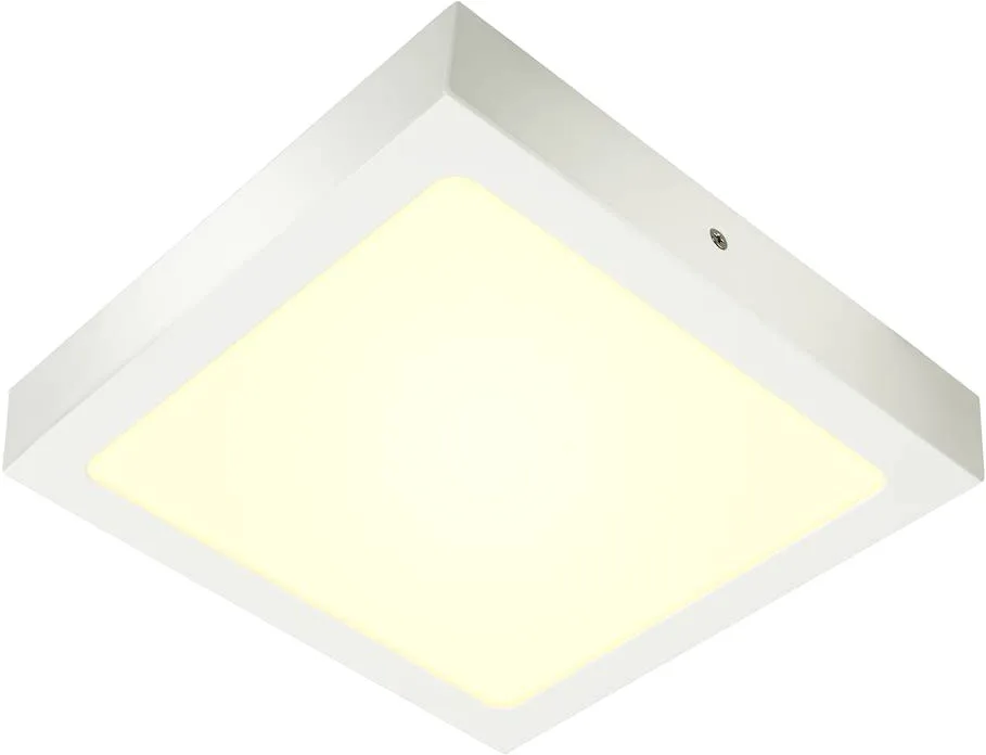 SENSER 24, Indoor LED Deckenaufbauleuchte eckig weiß 3000K - Wand- und Deckenleuchten de SLV – photo produit