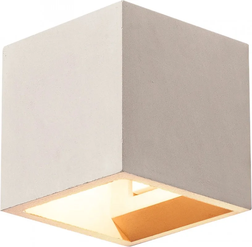 SOLID CUBE, Wandleuchte, QT14, grau, max. 25W - Wand- und Deckenleuchten de SLV – photo produit