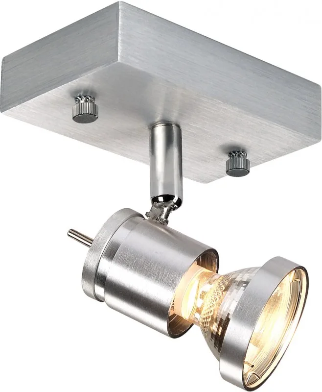 SOUVEREEN I QPAR51, Wand- und Deckenleuchte alu gebürstet, Spot, max. 75W - Wand- und Deckenleuchten de SLV – photo produit