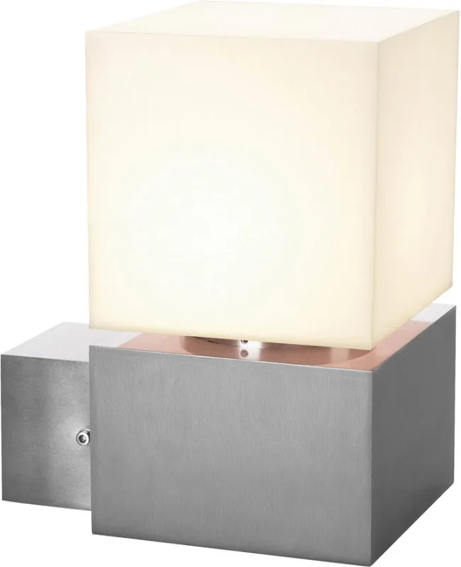 SQUARE WALL, E27, Outdoor Wandleuchte, Edelstahl 304, max. 20W, IP44 - Stand-, Wand- und Deckenleuchten (Outdoor) de SLV – photo produit
