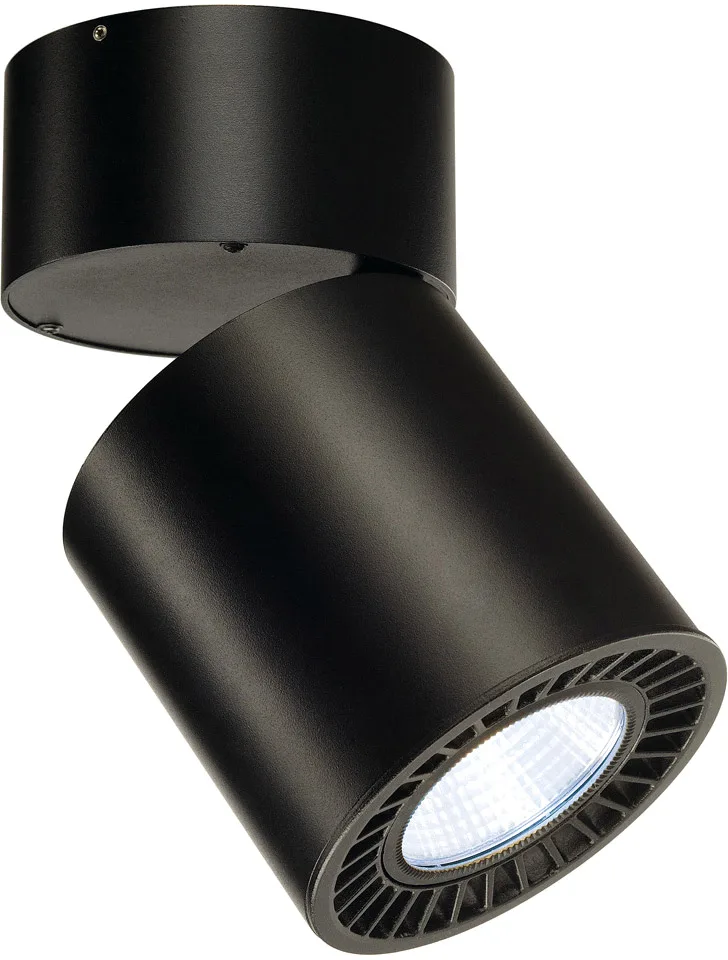 SUPROS Deckenleuchte, LED, 4000K, schwarz, 4000lm, 33,5W - Wand- und Deckenleuchten de SLV – photo produit