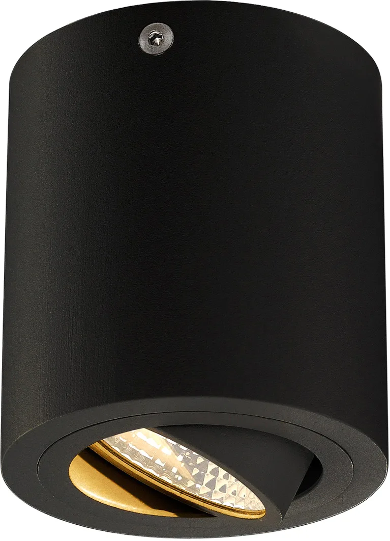 TRILEDO ROUND CL Deckenleuchte, LED, 3000K, schwarz matt, 6,2W - Wand- und Deckenleuchten by SLV – product photo