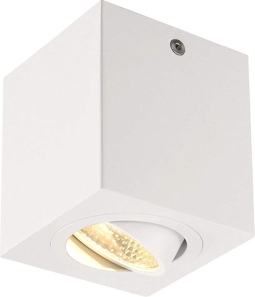 TRILEDO SQUARE CL Aufbau- downlight, mattweiss, LED, 6W, 38°, 3000K, inkl. - Downlights de SLV – photo produit