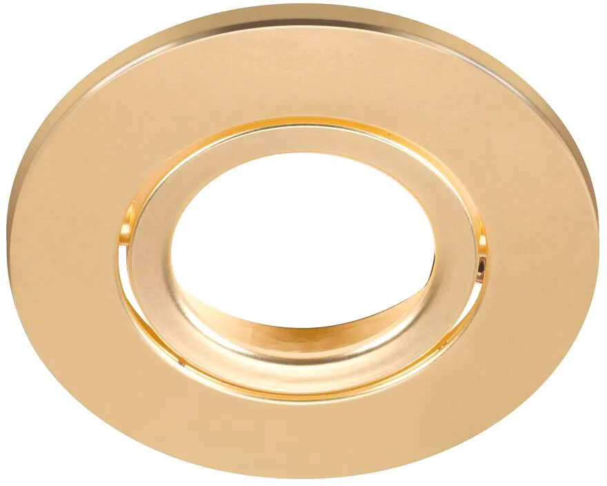 UNIVERSAL DOWNLIGHT Abdeckung, für Downlight IP20, schwenkbar, rund, gold matt - Einbauringe de SLV – photo produit