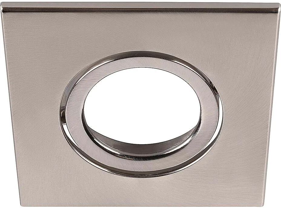 UNIVERSAL DOWNLIGHT Abdeckung, für Downlight IP20, schwenkbar, eckig, alu - Einbauringe från SLV – produktbild