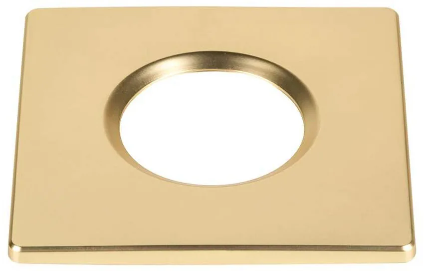 UNIVERSAL DOWNLIGHT Abdeckung, für Downlight, IP65, eckig, gold matt - Downlights de SLV – photo produit