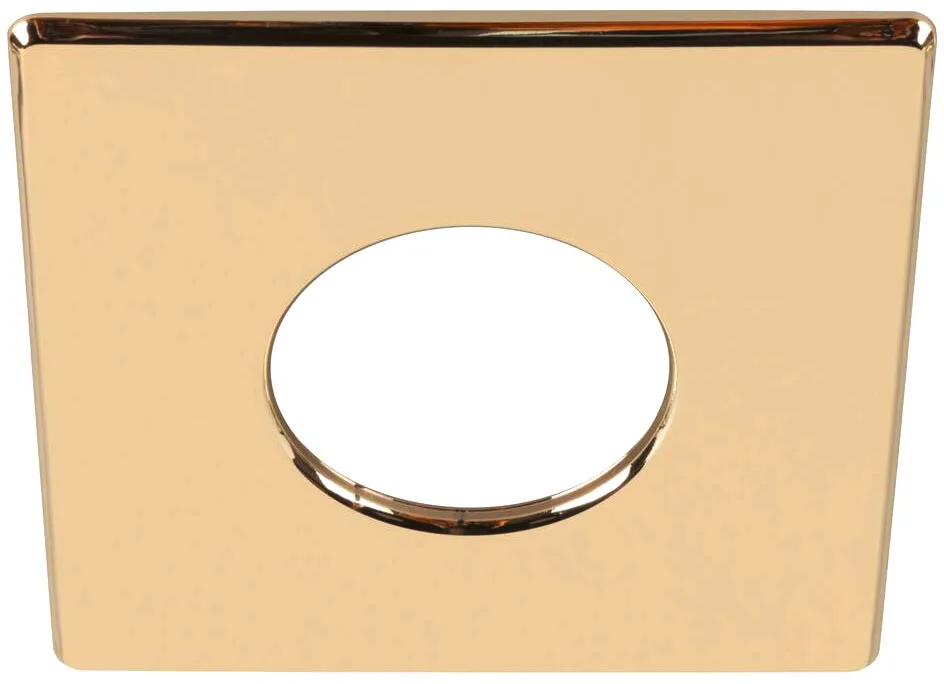 UNIVERSAL DOWNLIGHT Abdeckung, für Downlight IP65, eckig, gold - Einbauringe från SLV – produktbild