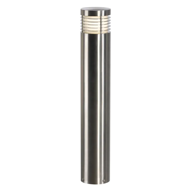 Vap Slim 60 sokkellamp van roestvrij staal van SLV in Geroestvrij staal geborsteld, Wit – productfoto