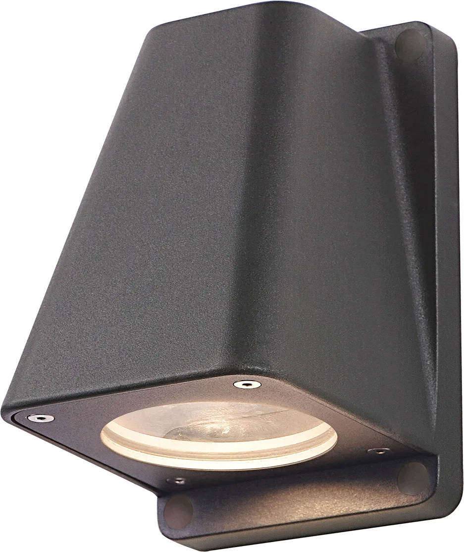 WALLYX GU10 Wandleuchte, dark anthrazit - Stand-, Wand- und Deckenleuchten (Outdoor) van SLV – productfoto