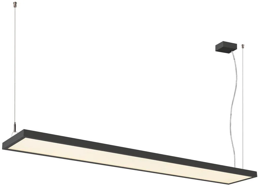 WORKLIGHT PRO 150, Pendelleuchte, 150cm, 4000K, DALI, Touch, schwarz - Pendelleuchten de SLV – photo produit