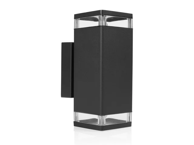 LED Außen-Wandleuchte, LED wechselbar, Warmweiß, Fassadenlampe Haus-wand beleuchten Fassadenbeleuchtung Up Down H: 23cm
