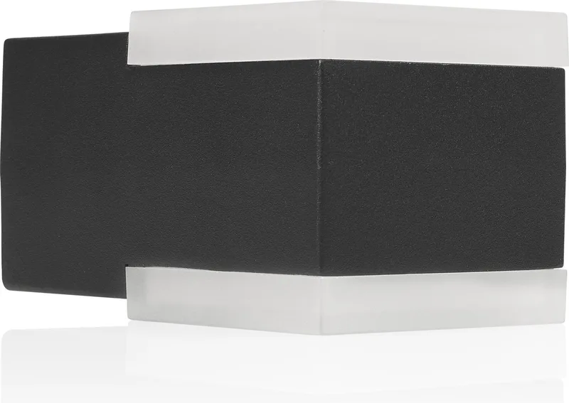 LED udendørs væglampe OOL-50020, up- og downlight fra Smartwares i Sort – produktbillede