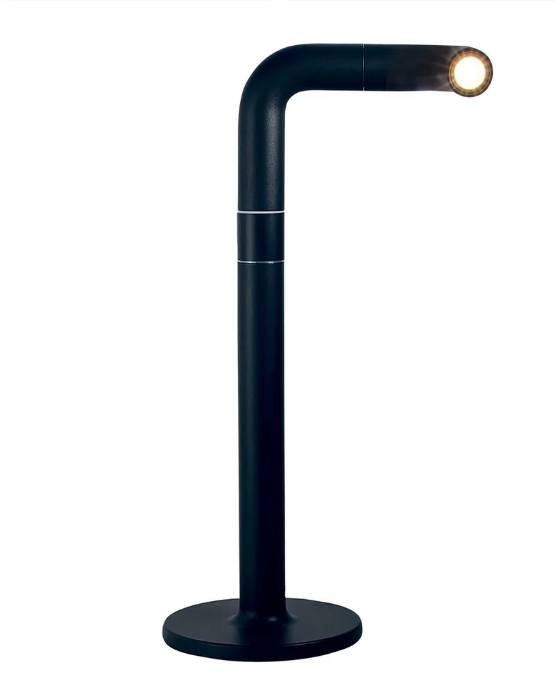 NEWDES | Tafellamp| PIPE |LED | Dimbaar | 38 CM | oplaadbaar / indoor / outdoor / Sompex von Sompex in Schwarz – Produktfoto