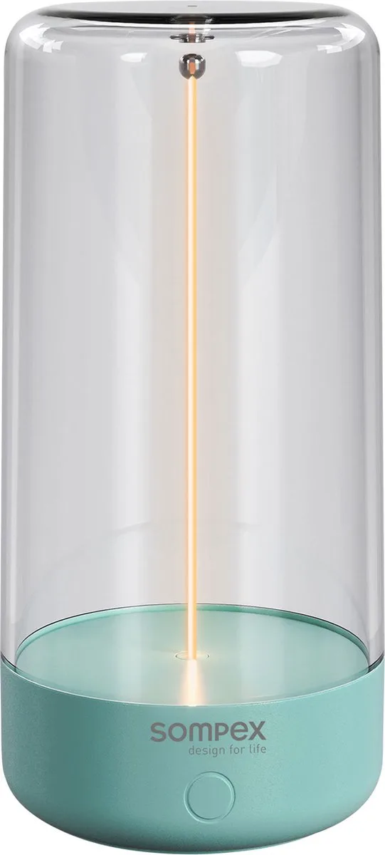 Pulse magnetische Sfeerlamp - indoor / outdoor / voor binnen en buiten / oplaadbaar / dimbaar de Sompex en Turquoise – photo produit