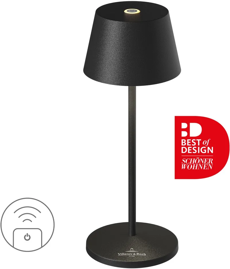 Seoul Micro RC| | oplaadbare tafellamp de Sompex en Noir – photo produit