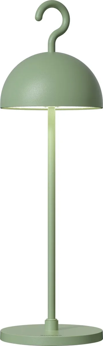 Tafellamp of hanglamp Hook | Led | indoor / outdoor / voor binnen en buiten met oplaadkabel USB - 2700-3000k - kleur in warm of koel wit instelbaar - Design accu(tafel)lamp de Sompex en Vert – photo produit