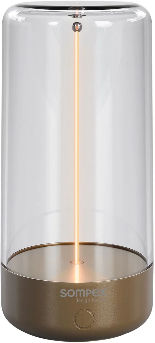 Tafellamp Pulse | Magnetische sfeerlamp| indoor | outdoor | oplaadbaar | dimbaar by Sompex in Gold – product photo
