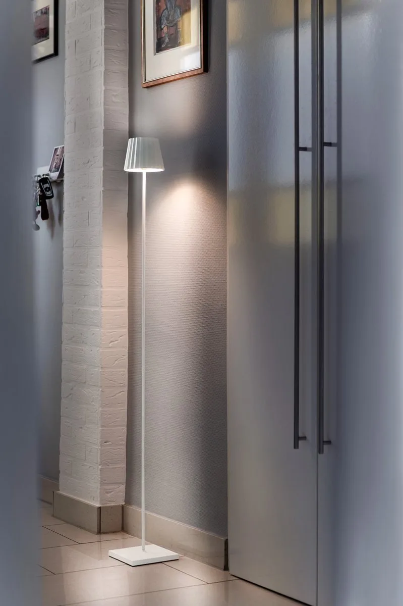 Mobile LED-Außenstehlampe Troll 2.0, dimmbar von Sompex in Weiß – Produktfoto